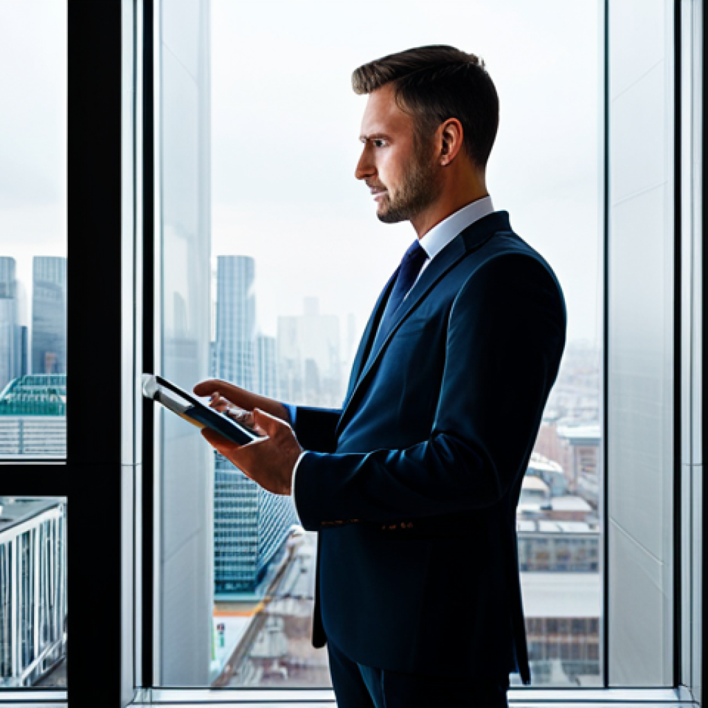 보험계리사와 생명보험 리스크 - Actuary & Climate Change**

A professional actuary, mid-career, standing in a modern office with lar...
