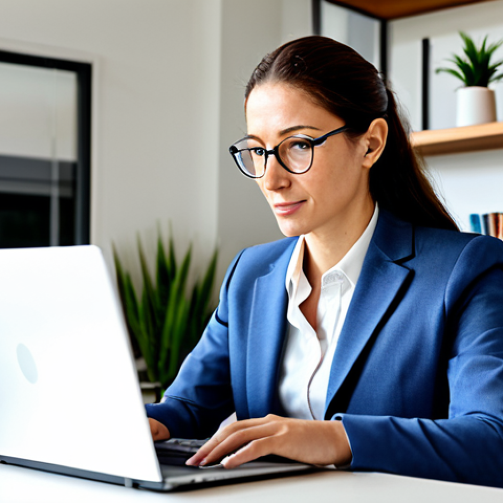 보험계리사와 코로나19 영향 분석 - Actuary Working From Home**

A professional actuary, fully clothed in modest business attire, workin...