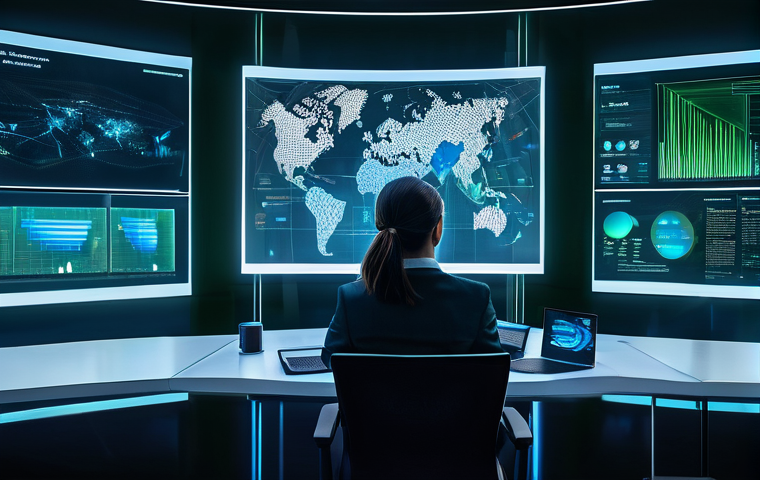 보험계리사와 보험 통합 관리 - **Image Prompt: The Modern Actuary in an AI-Powered Command Center**
    **Description:** A professi...