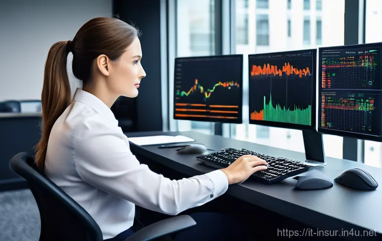 보험계리사 실무 도구 활용법 - **Prompt:** A highly skilled actuary, either a man or a woman in their late 30s, is engrossed in the...