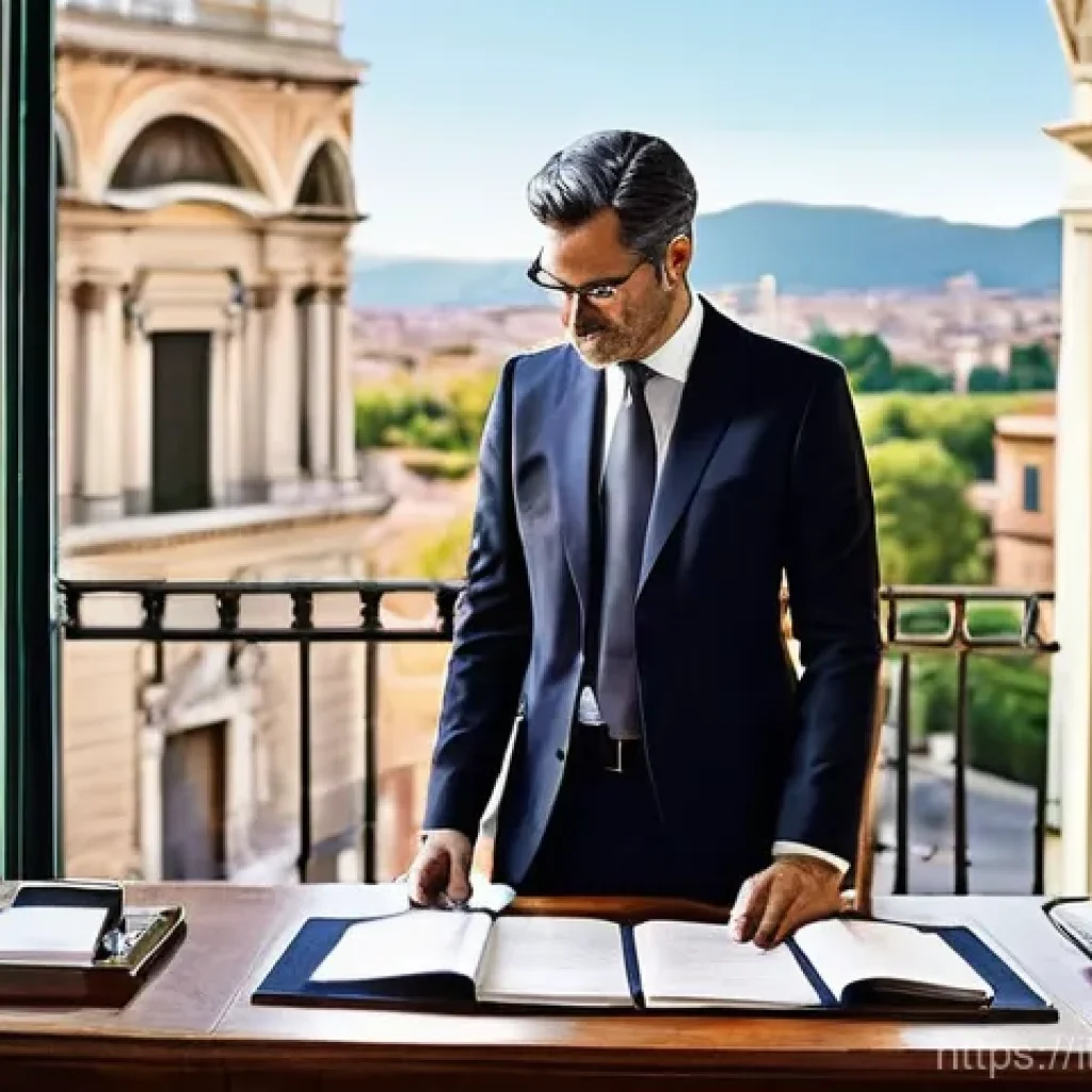 보험계리사와 장기 리스크 관리 - **Prompt 1: The Architect of Financial Futures**
    "A visionary Italian actuary, male, in his late...
