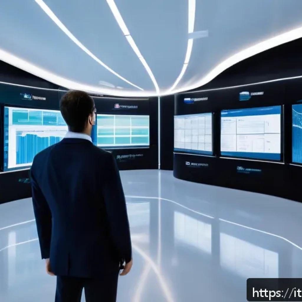 보험계리사와 비용 최적화 사례 - A futuristic insurance office setting in Milan, Italy, showcasing actuaries working with large trans...