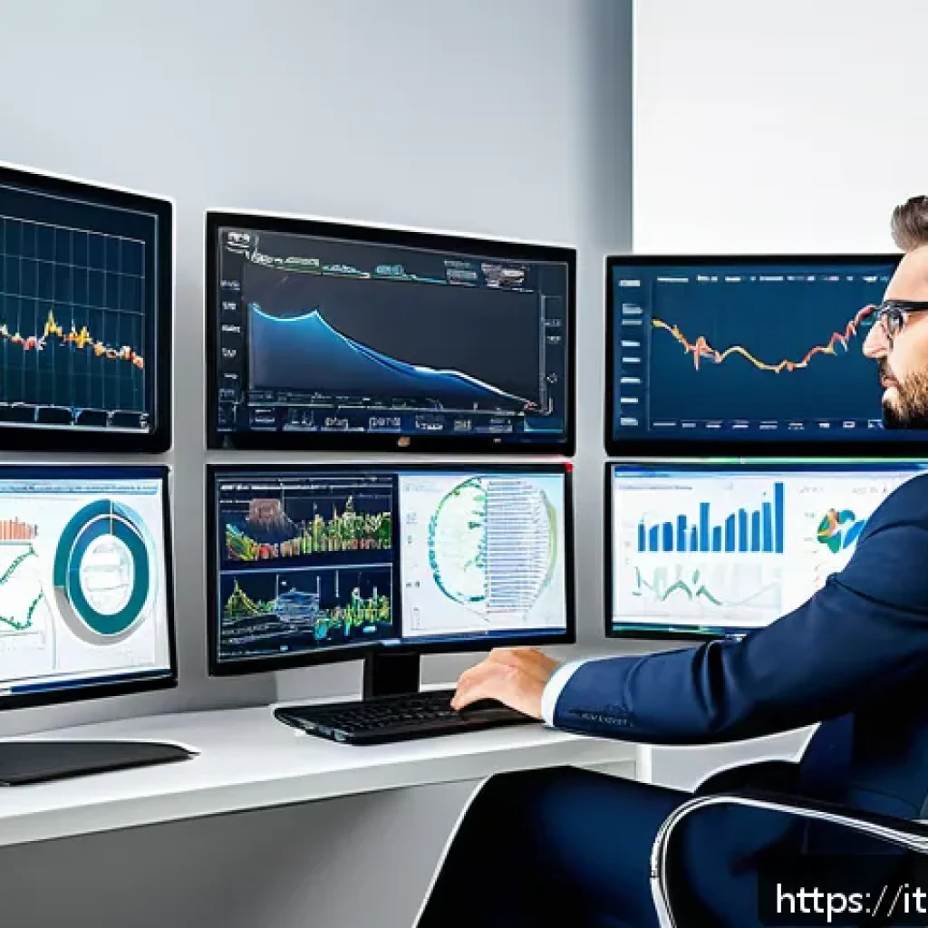 보험계리사와 실손보험의 이해 - A professional actuary in a modern Italian insurance office, analyzing complex health insurance data...