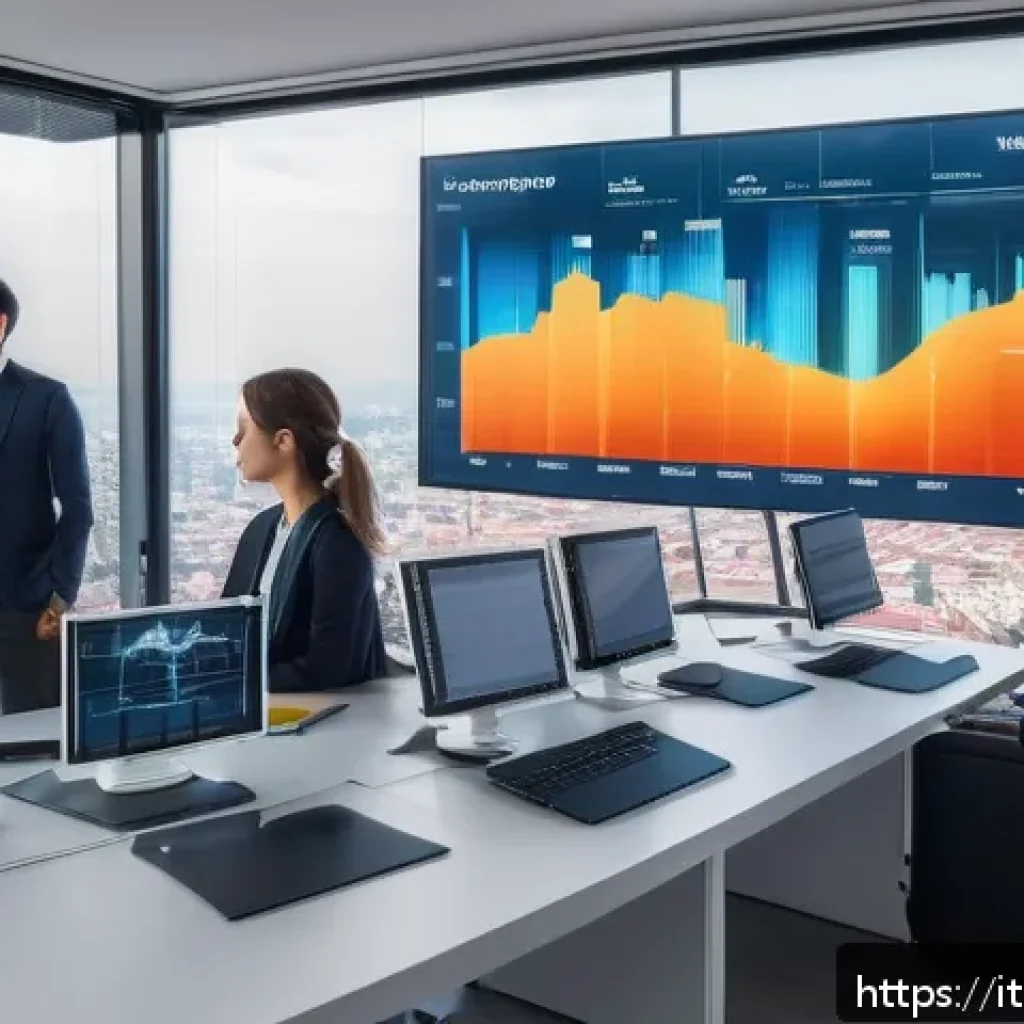 보험계리사와 디지털 보험 전략 - A modern insurance office scene in Italy featuring actuaries and data scientists collaborating over ...