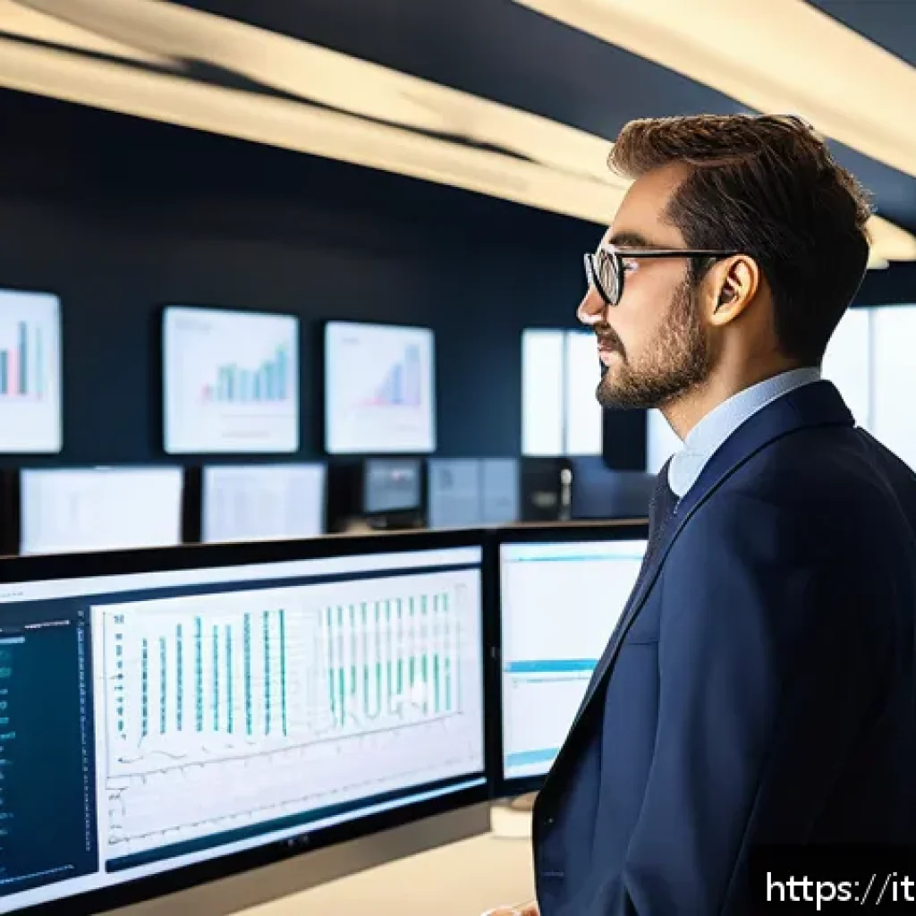 보험계리사 현직자의 하루 일과 - A professional Italian actuary in a modern office environment, carefully analyzing large datasets di...